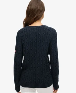 Slouchy Cable Knit Jumper