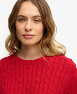 Slouchy Cable Knit Jumper