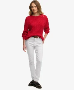Slouchy Cable Knit Jumper