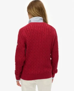 Slouchy Cable Knit Jumper