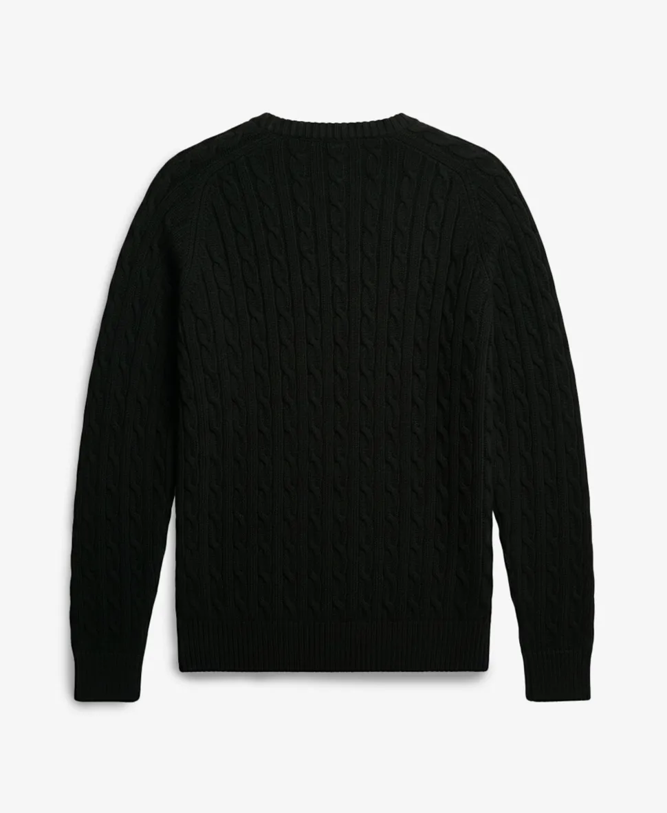 Slouchy Cable Knit Jumper