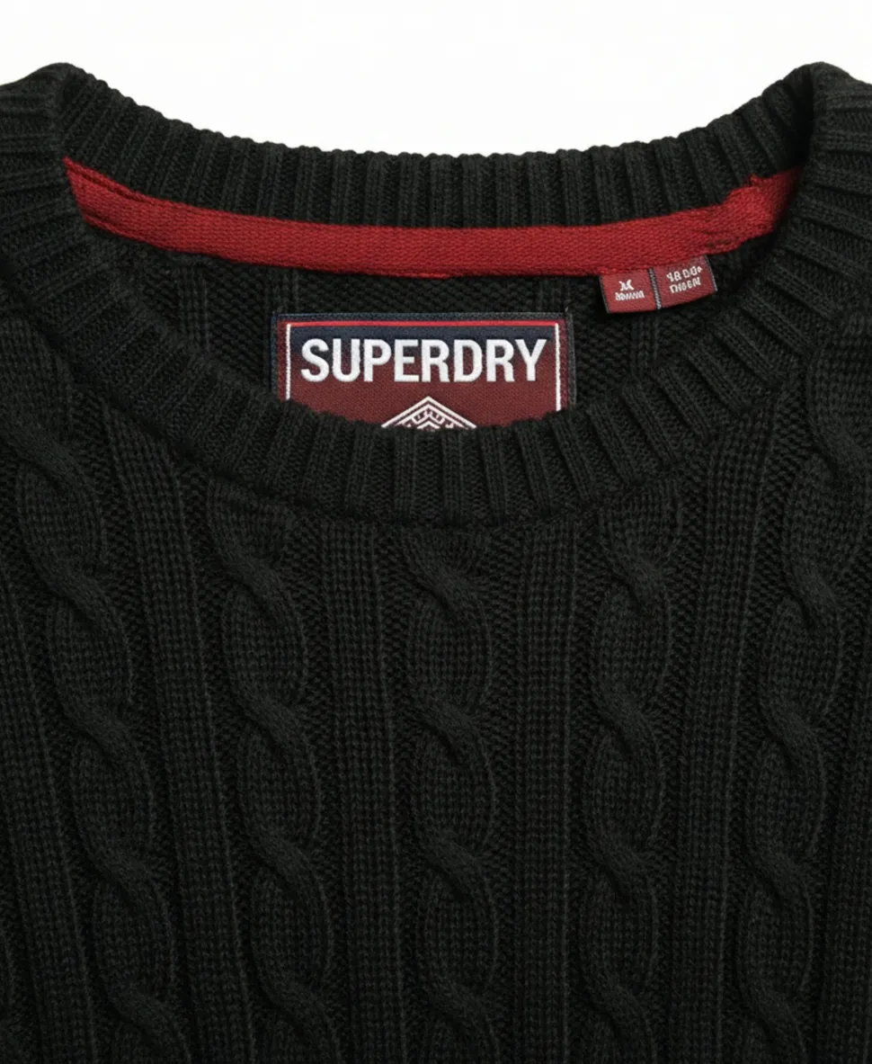 Slouchy Cable Knit Jumper