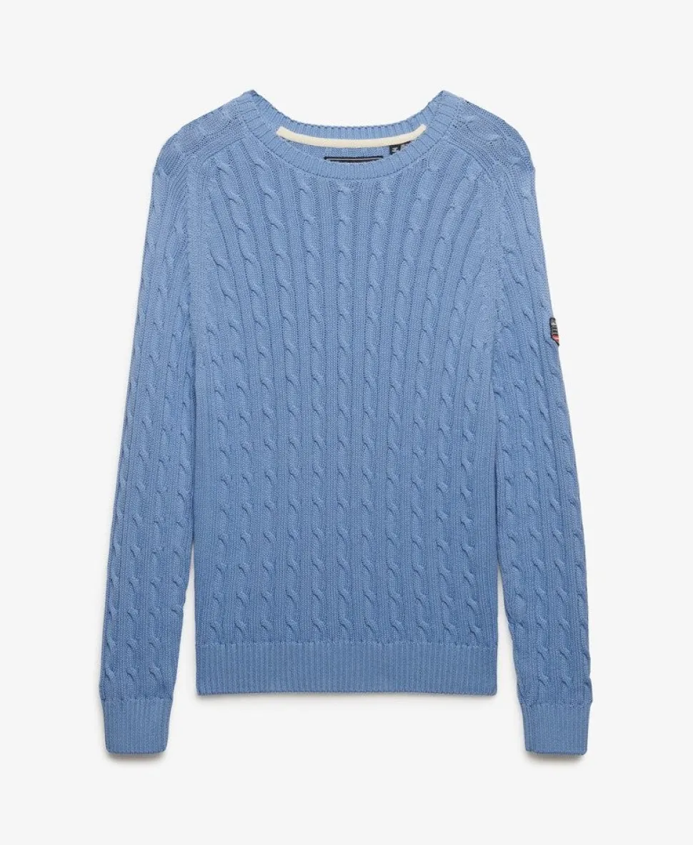 Slouchy Cable Knit Jumper