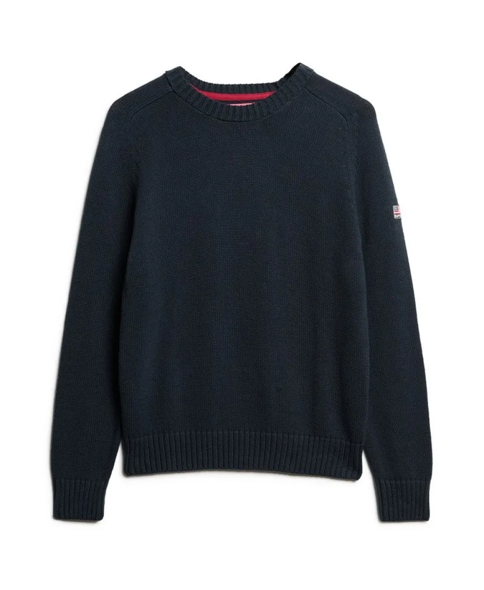 Slouchy Knitted Crew Jumper
