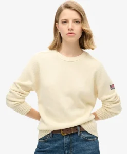 Slouchy Knitted Crew Jumper