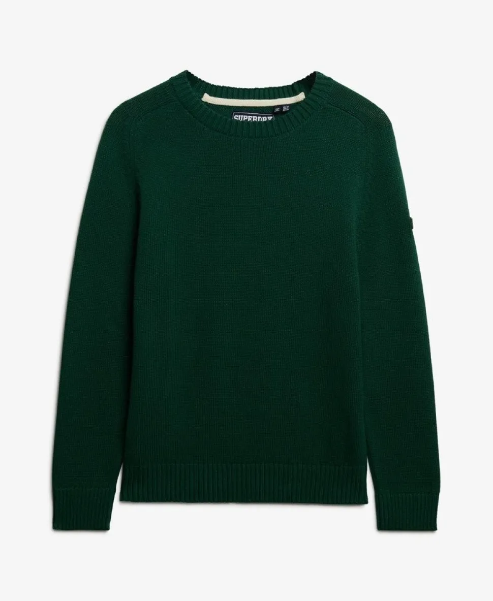 Slouchy Knitted Crew Jumper