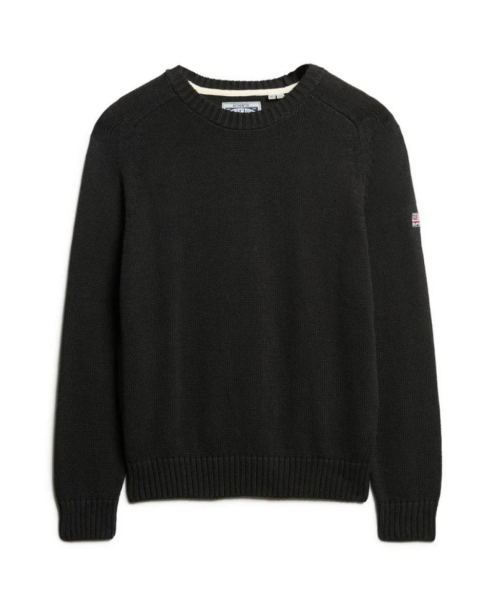 Slouchy Knitted Crew Jumper