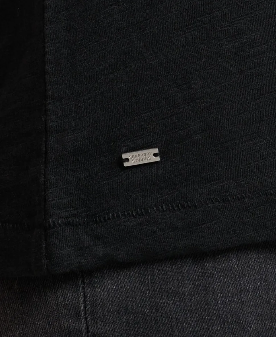 Slub Jersey V-Neck T-Shirt