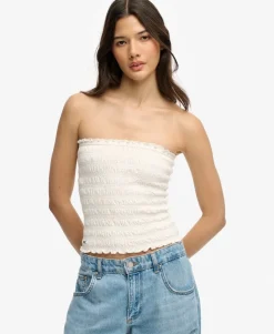Smocked Jersey Bandeau