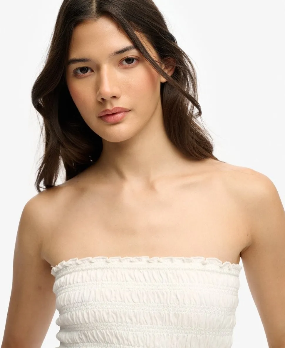 Smocked Jersey Bandeau
