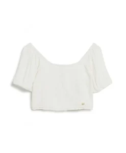 Smocked Woven Top
