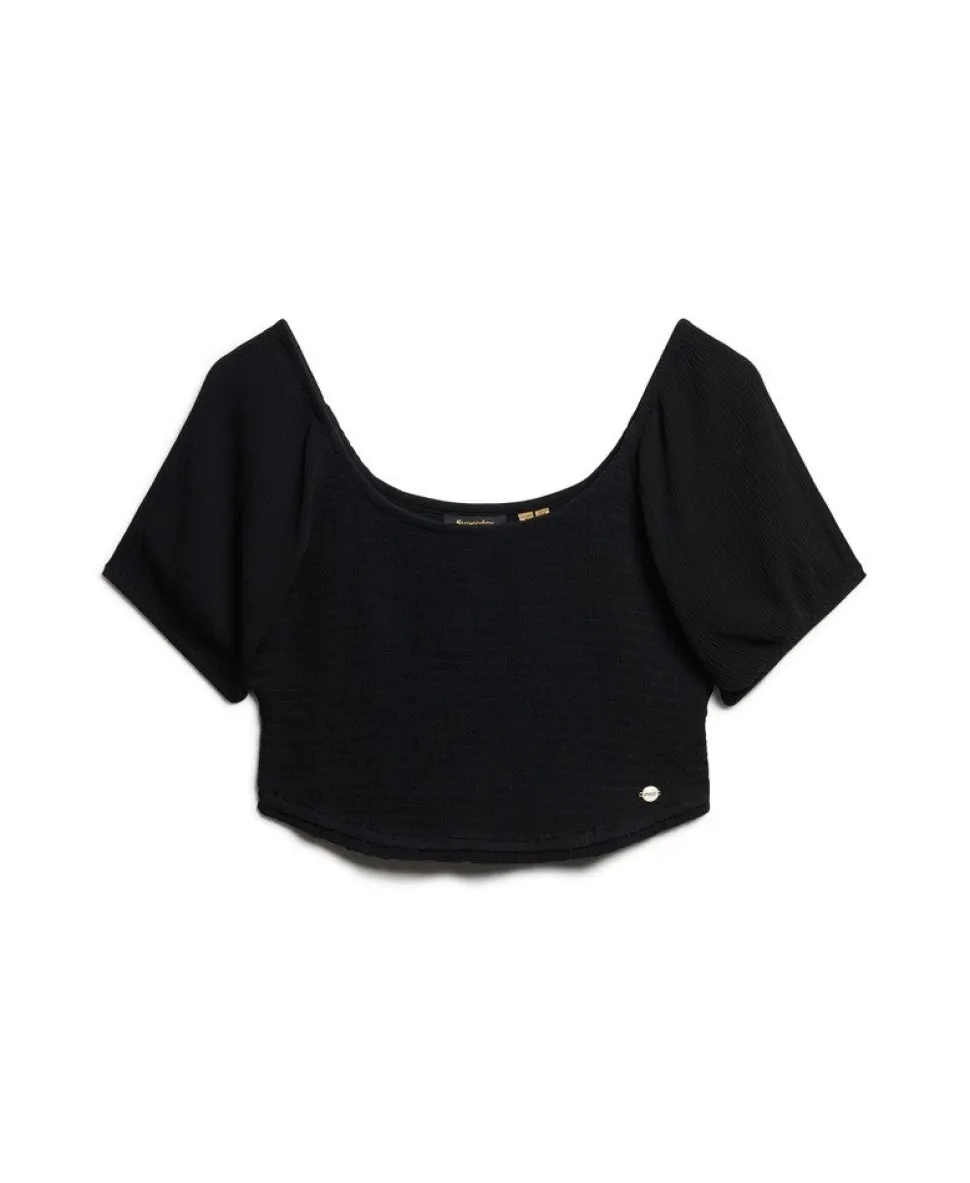 Smocked Woven Top