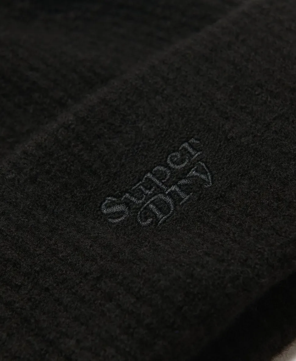 Soft Rib Knit Beanie Hat