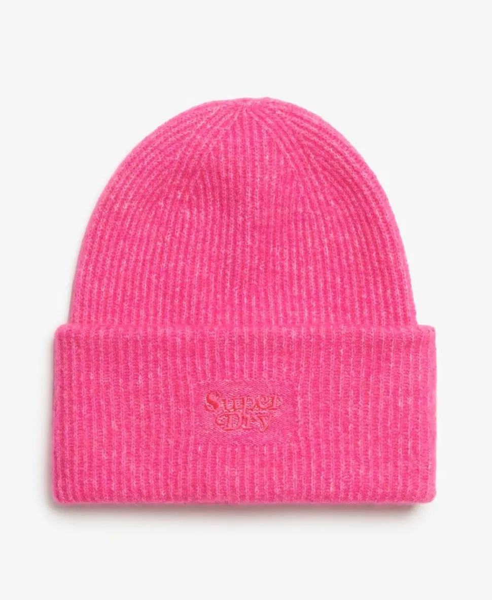 Soft Rib Knit Beanie Hat