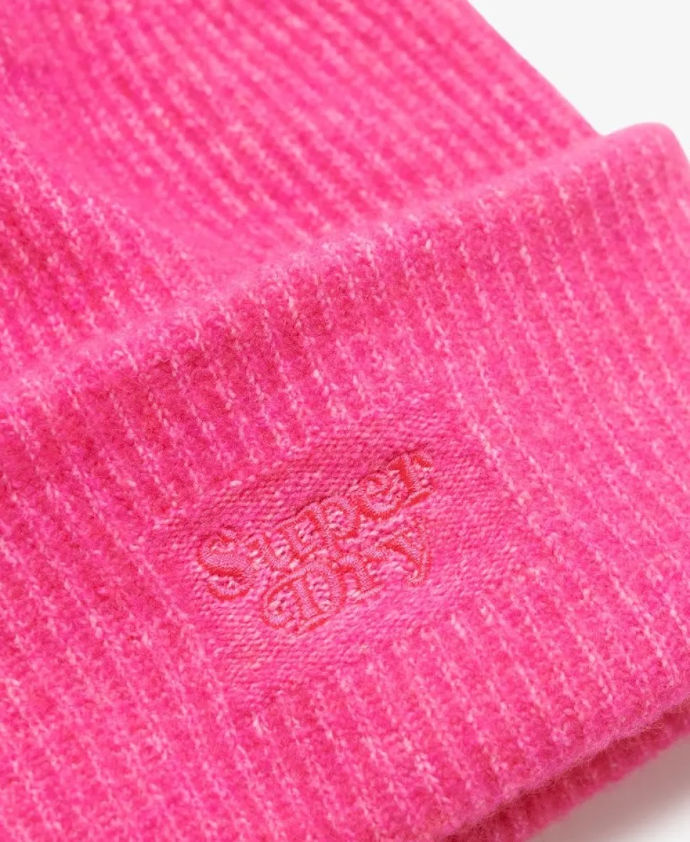 Soft Rib Knit Beanie Hat