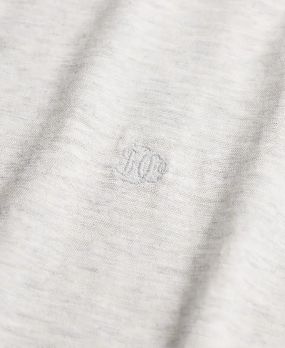 Studios Boat Neck Slub Long Sleeve Top