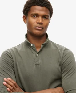 Studios Long Sleeve Jersey Polo Shirt