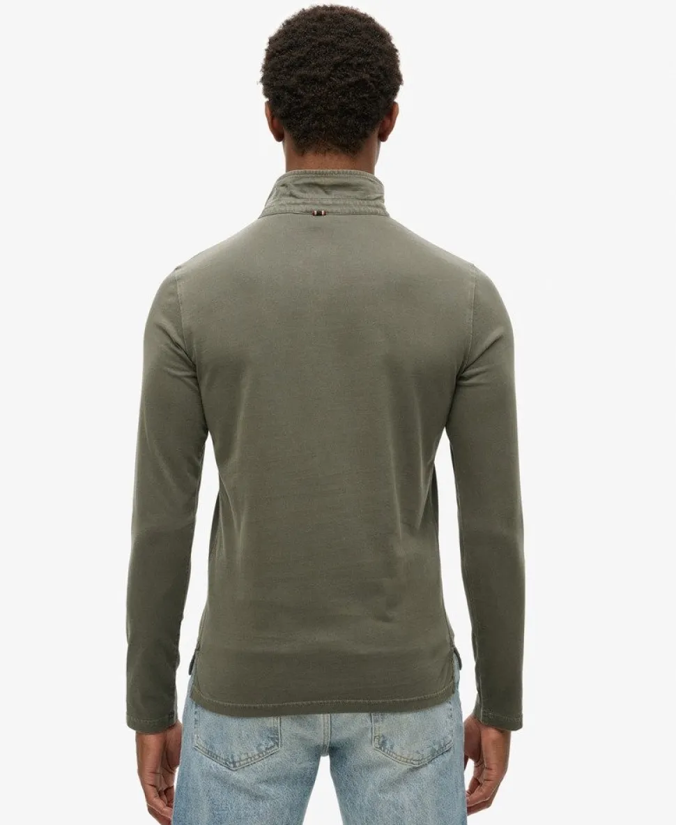Studios Long Sleeve Jersey Polo Shirt