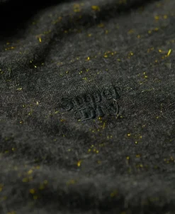 Studios Slub Embroidered V-Neckline T-Shirt