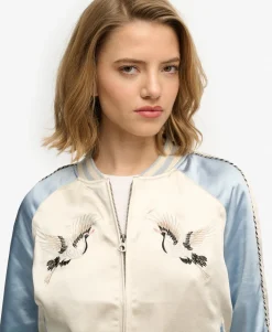 Suikajan Embroidered Bomber Jacket