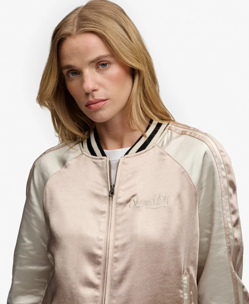 Suikajan Embroidered Bomber Jacket