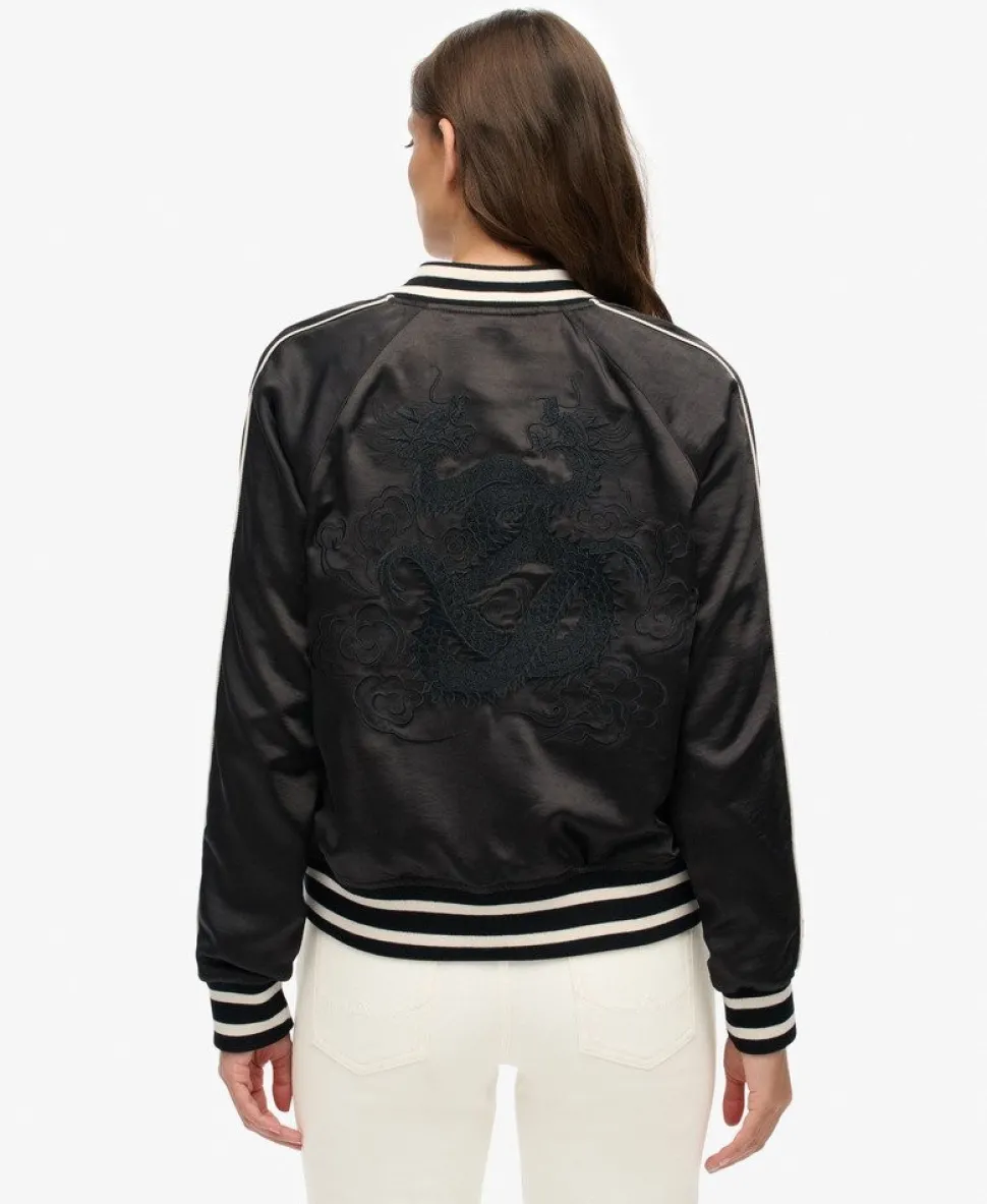Suikajan Embroidered Bomber