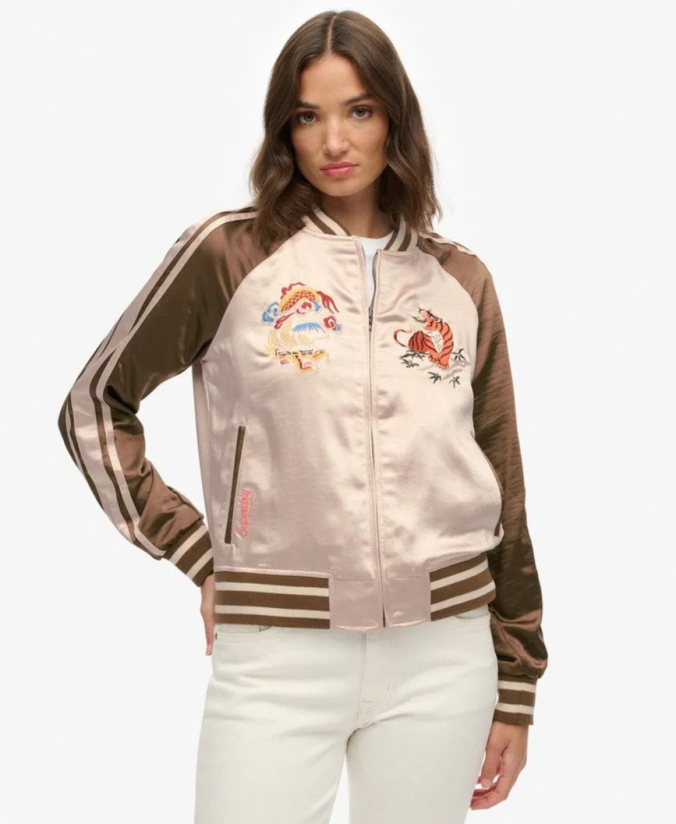 Suikajan Embroidered Bomber