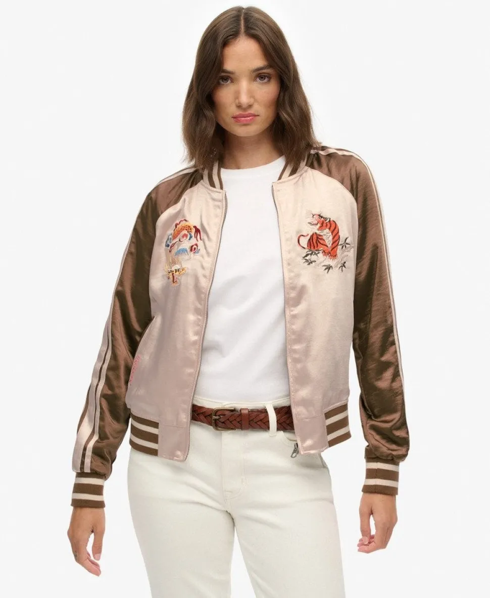 Suikajan Embroidered Bomber