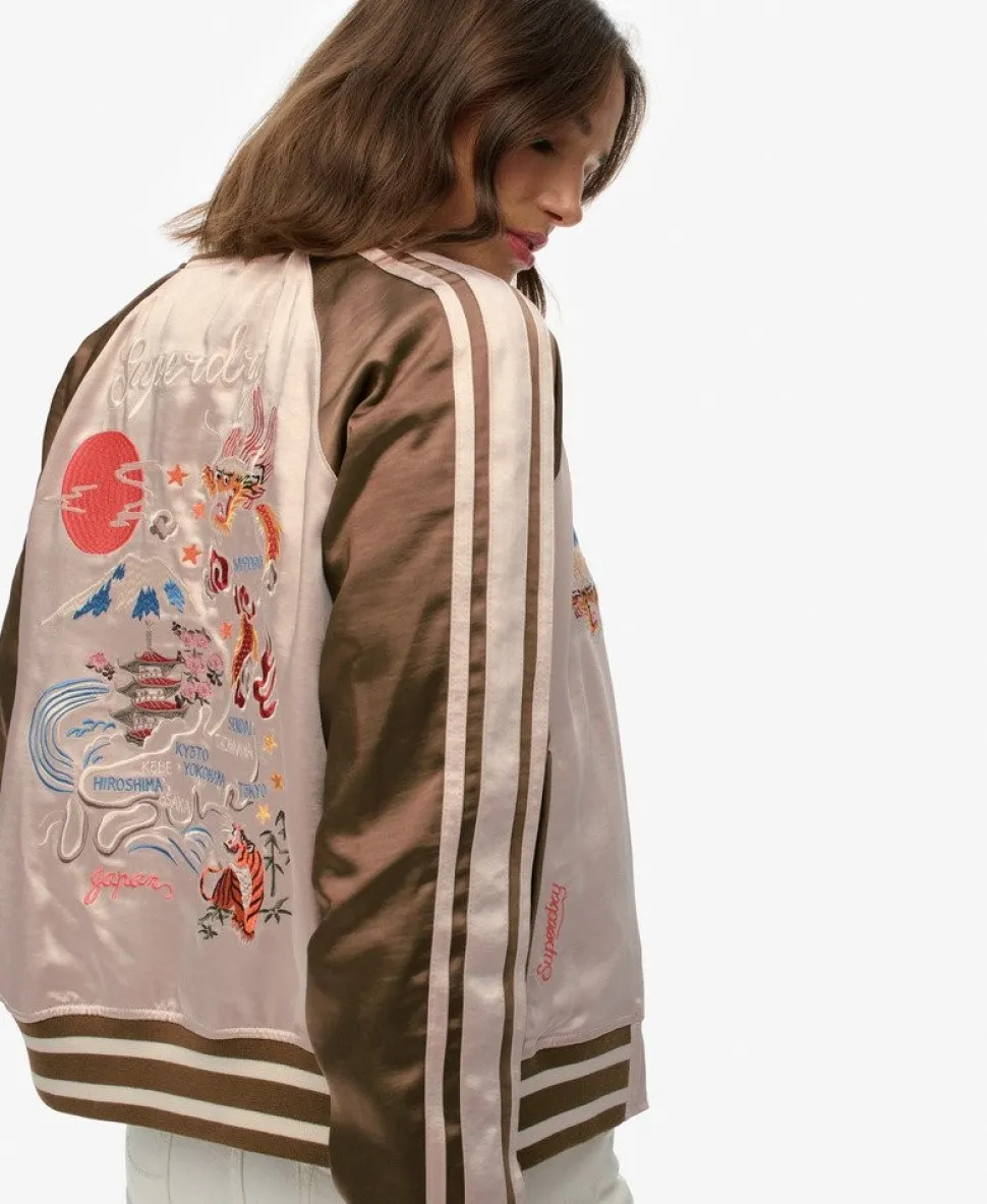 Suikajan Embroidered Bomber