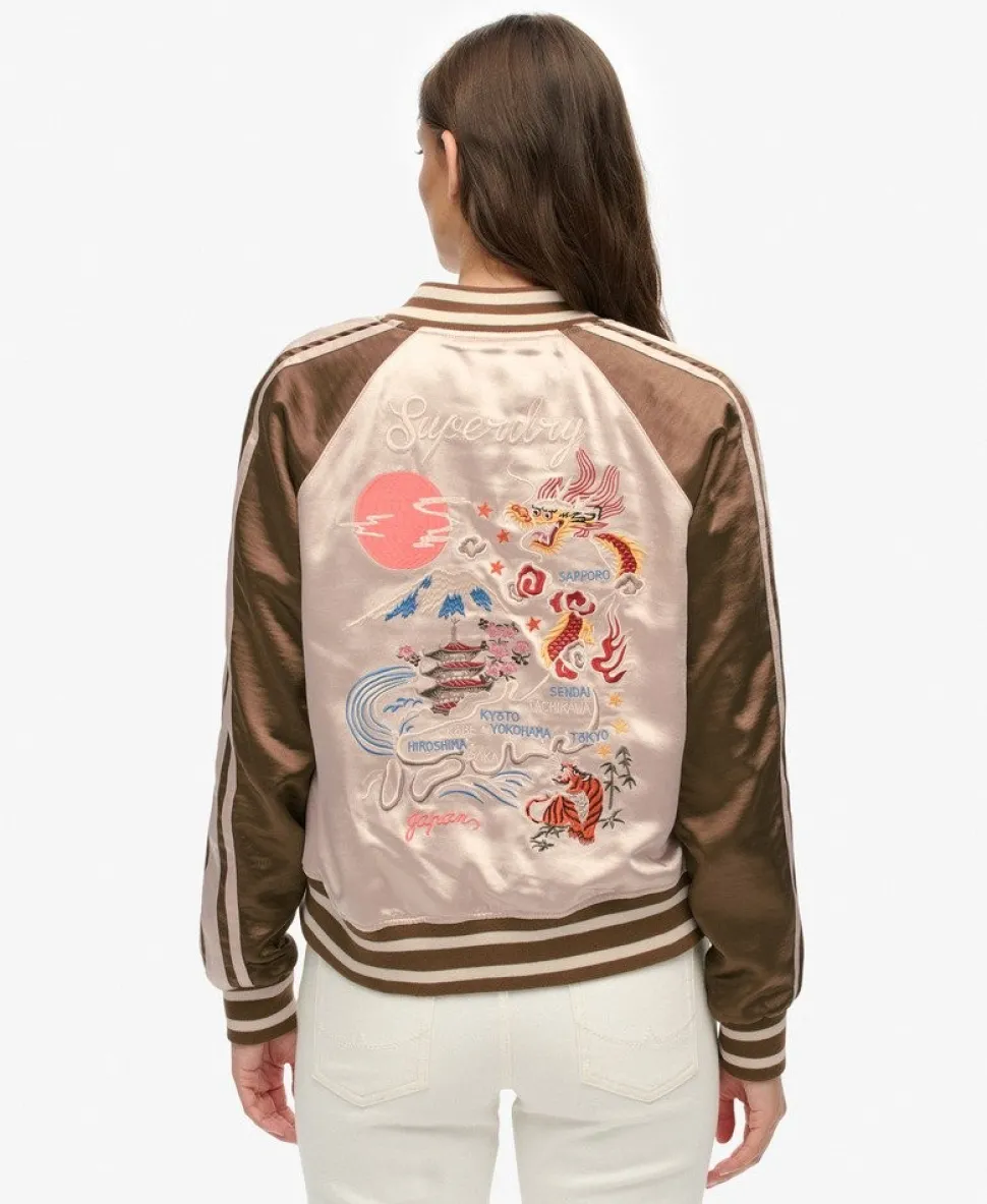 Suikajan Embroidered Bomber