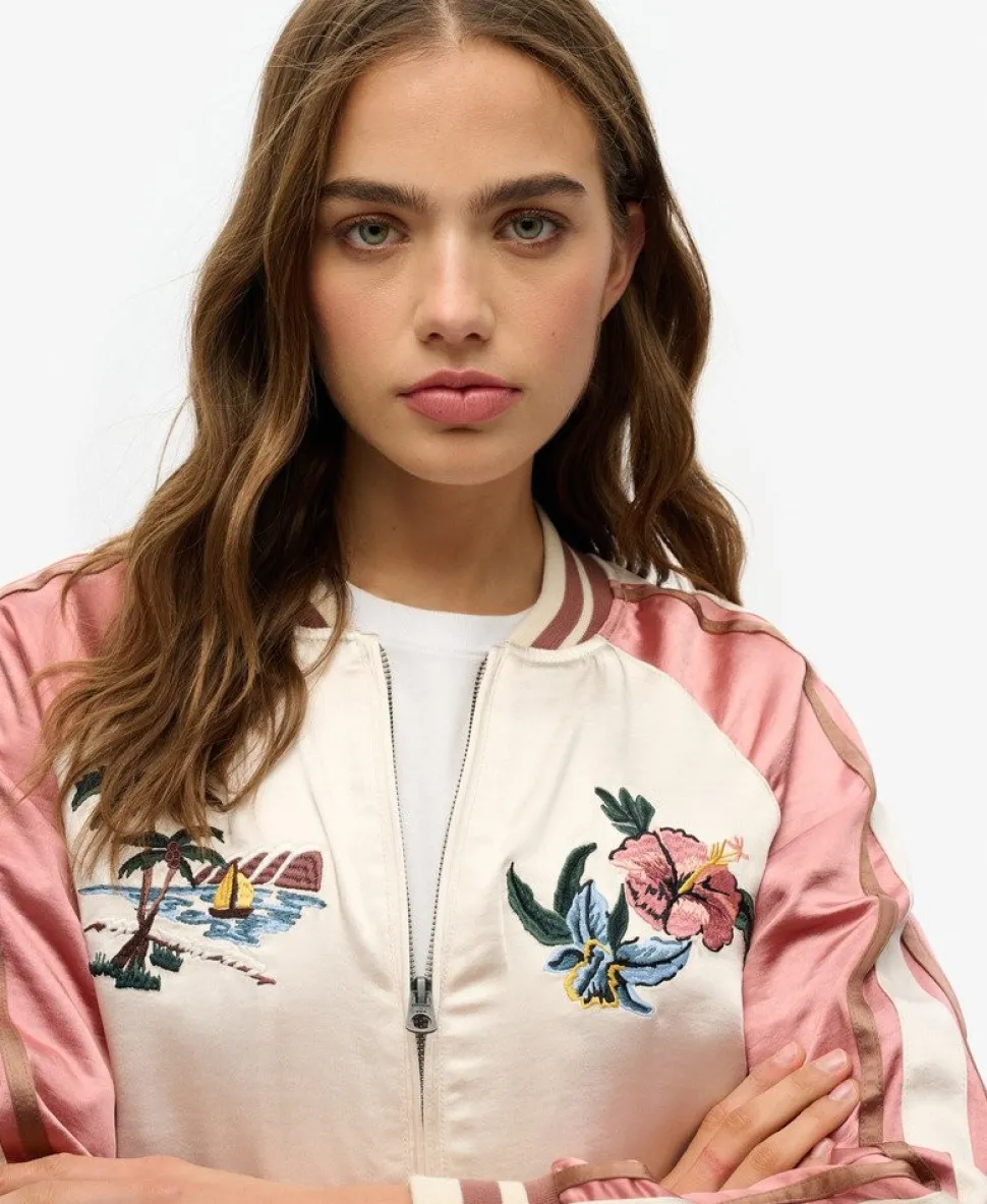 Suikajan Embroidered Bomber