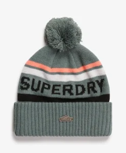 Superdry Logo Knit Beanie Hat