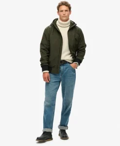 Surplus Nylon Hooded Bomber Jacket