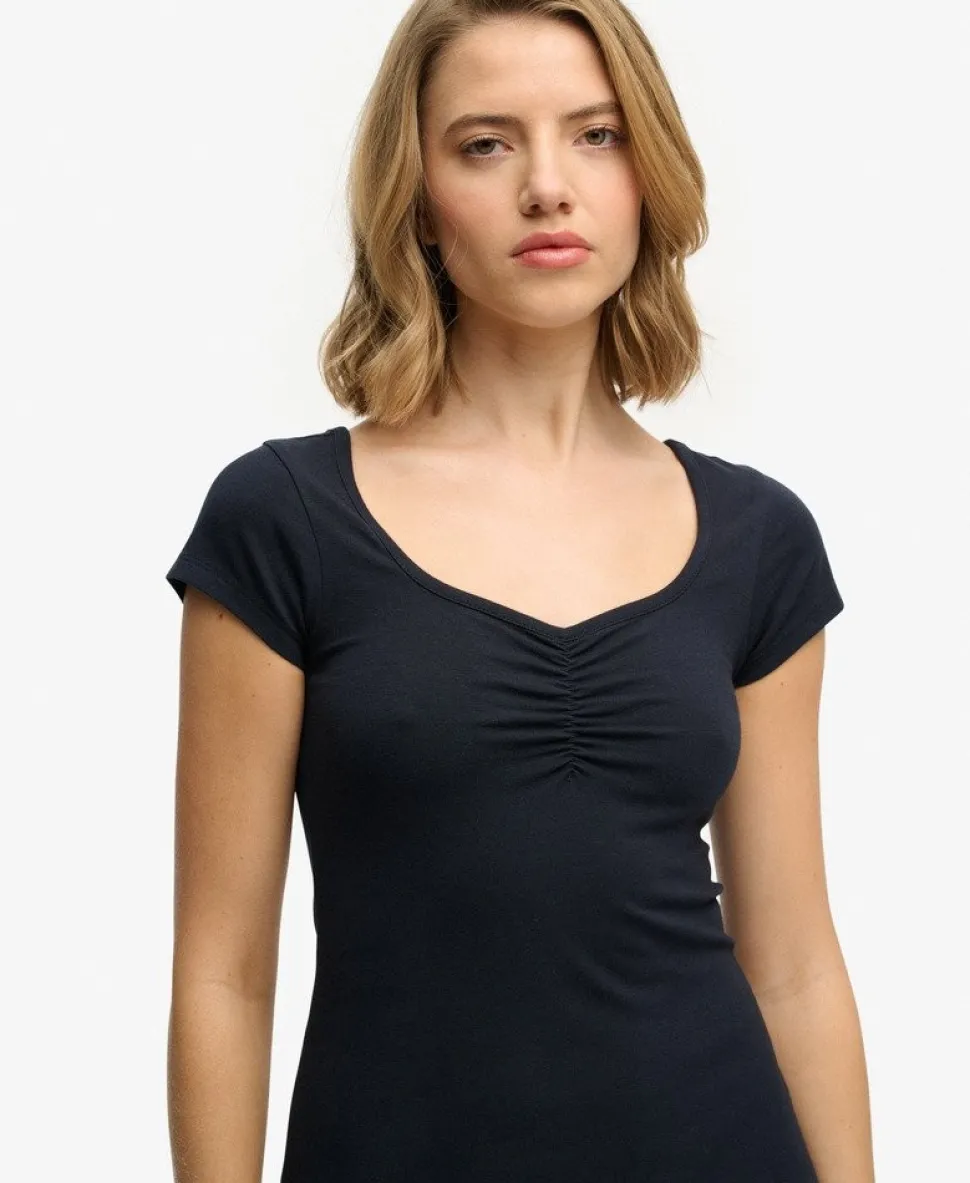 Sweetheart Jersey Mini Dress
