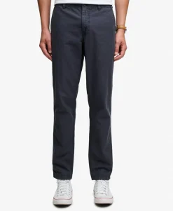 Tapered Washed Chino Trousers