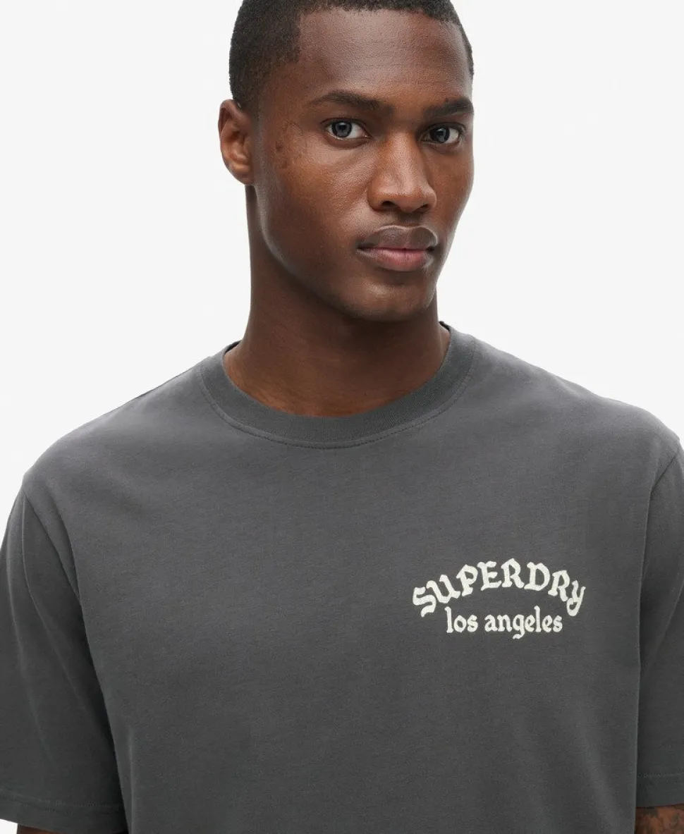 Tattoo Back Graphic Loose T-Shirt