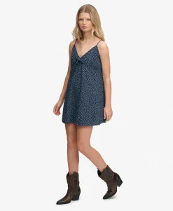 Textured Woven Cami Dress