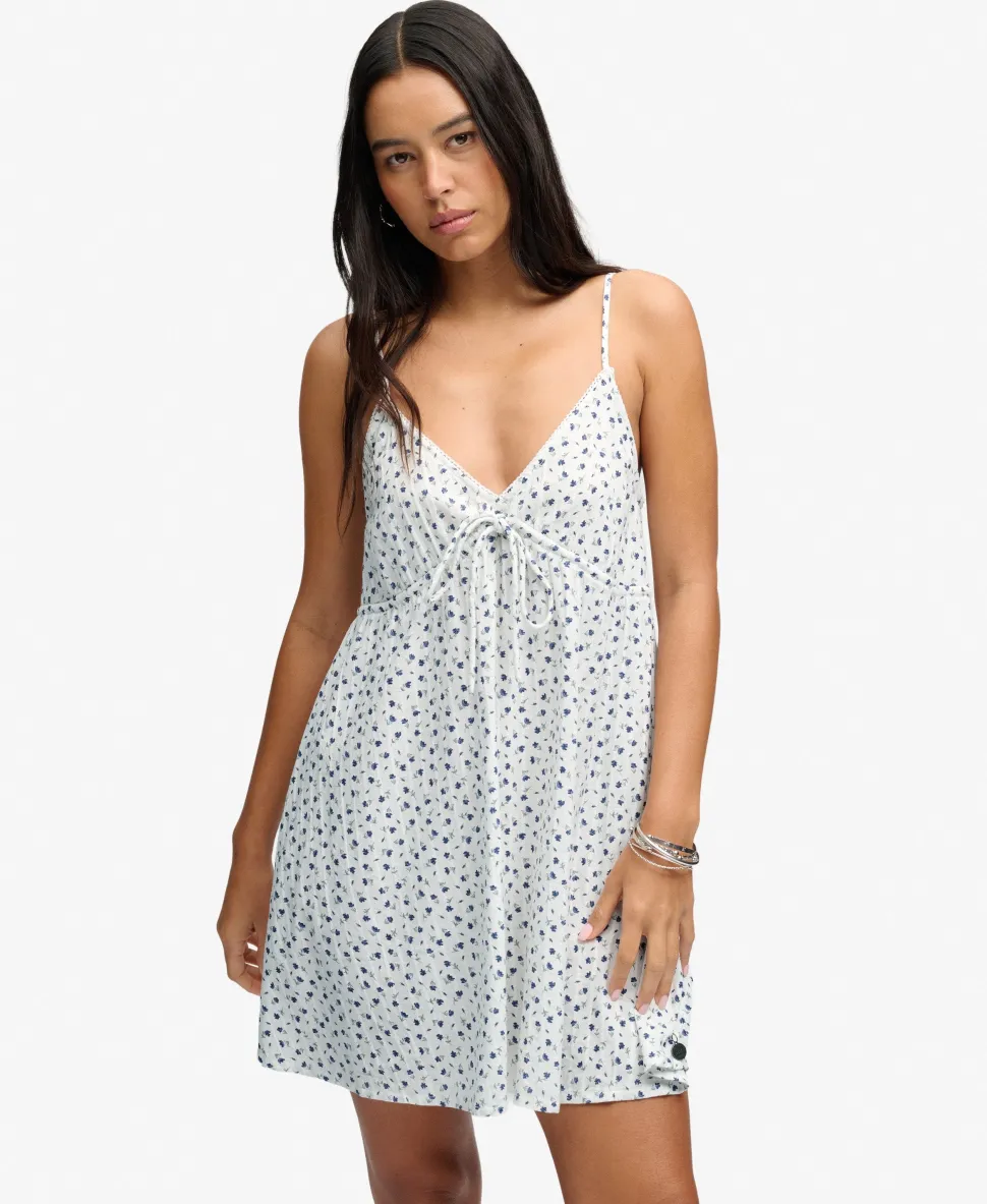 Textured Woven Cami Dress