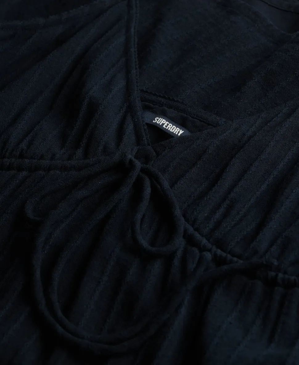 Textured Woven Cami Mini Dress
