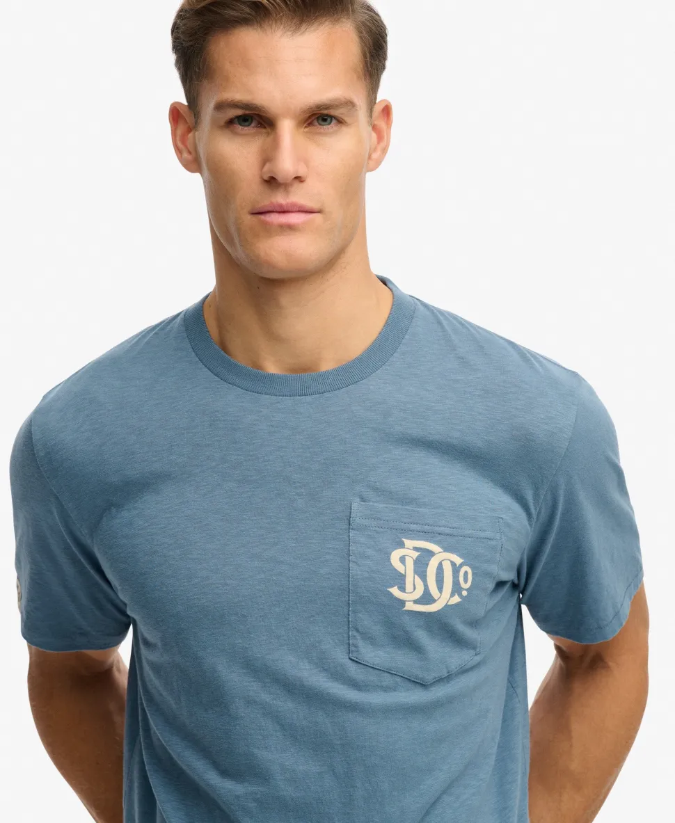 The Merchant Store - Graphic Pocket T-Shirt