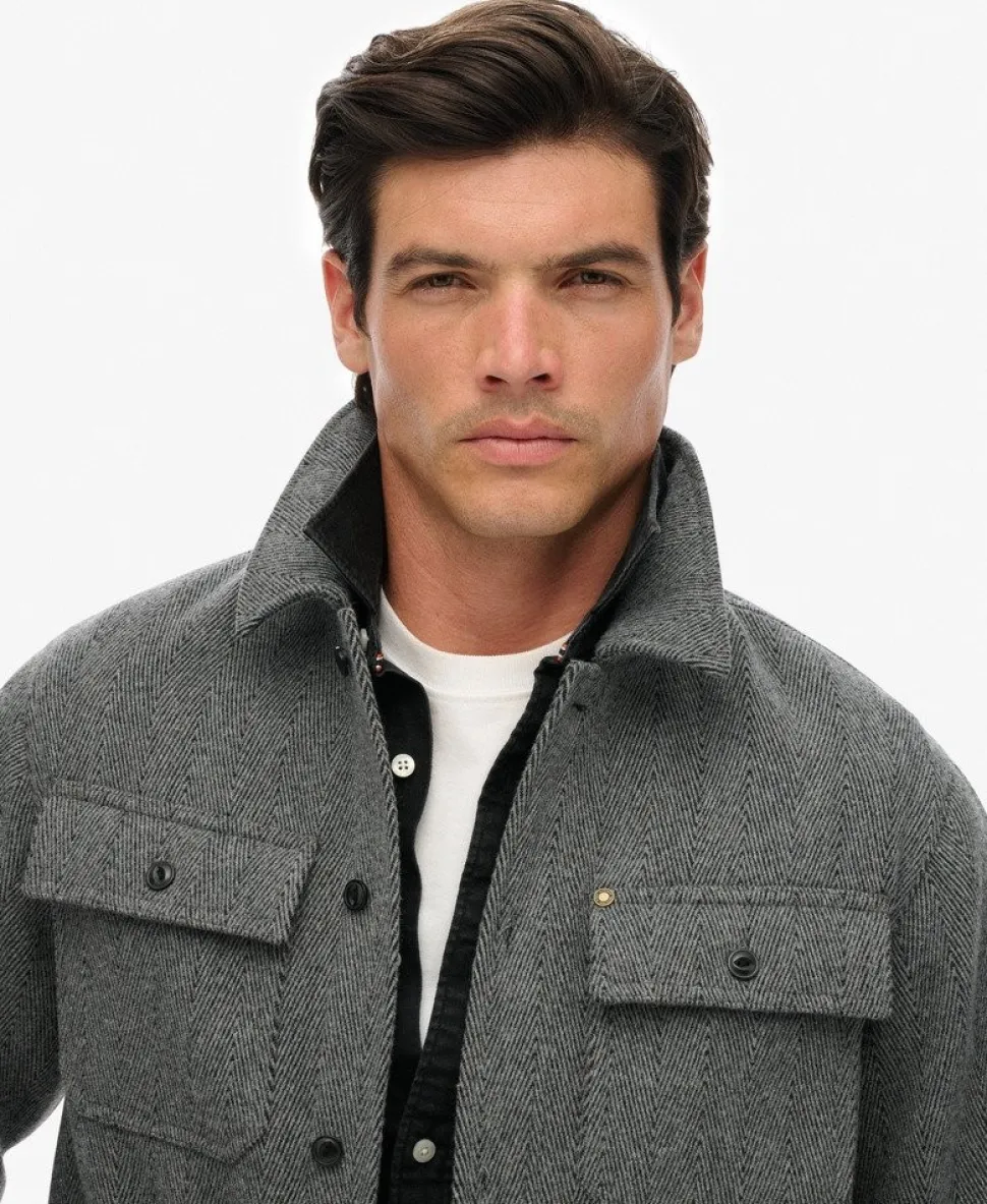 The Merchant Store - Herringbone Overshirt