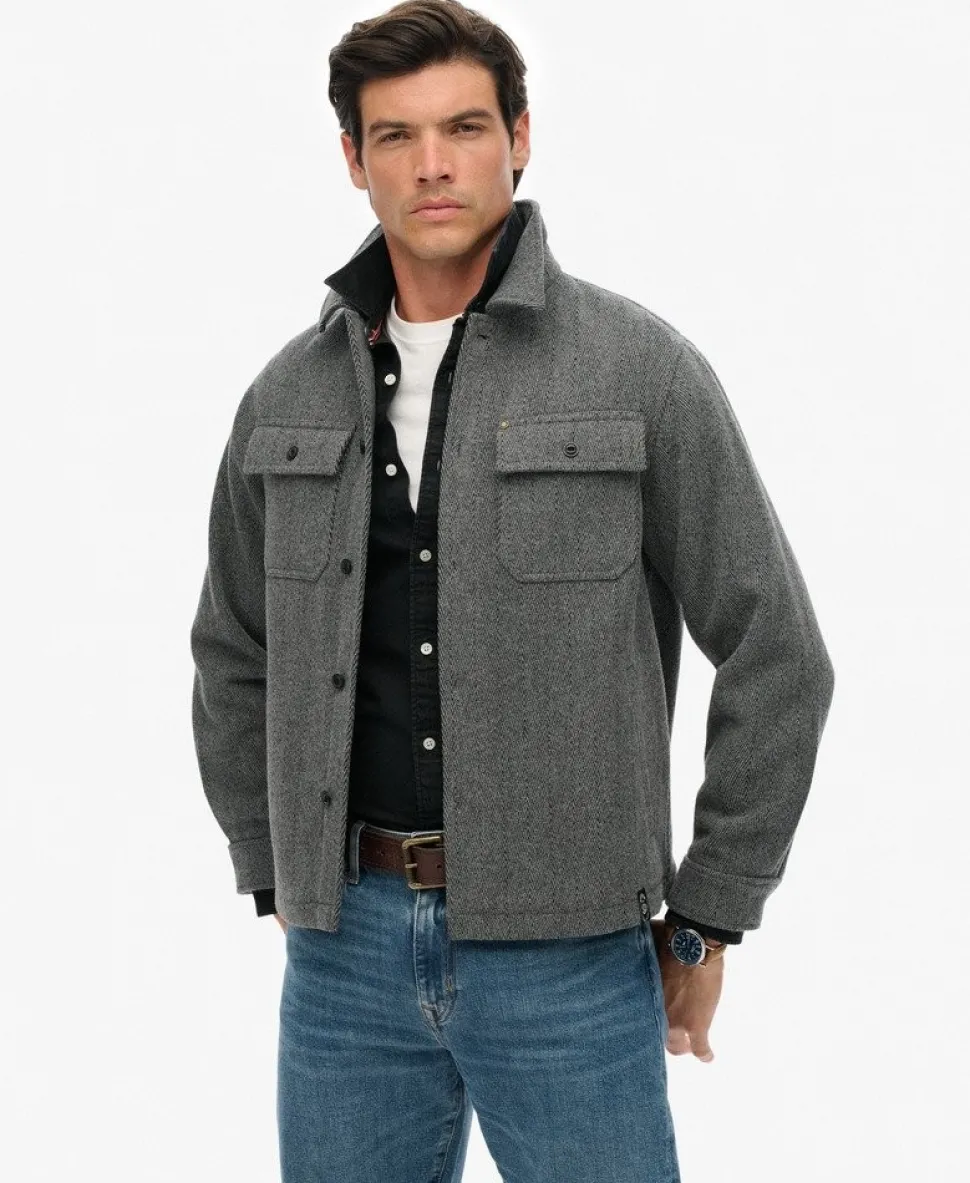 The Merchant Store - Herringbone Overshirt