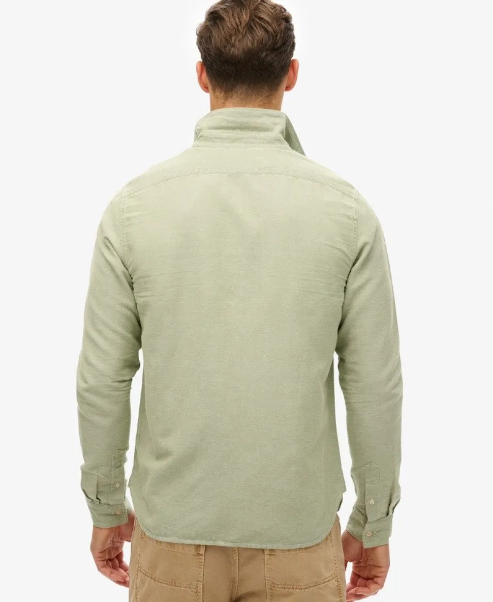 The Merchant Store- Linen Blend Work Shirt