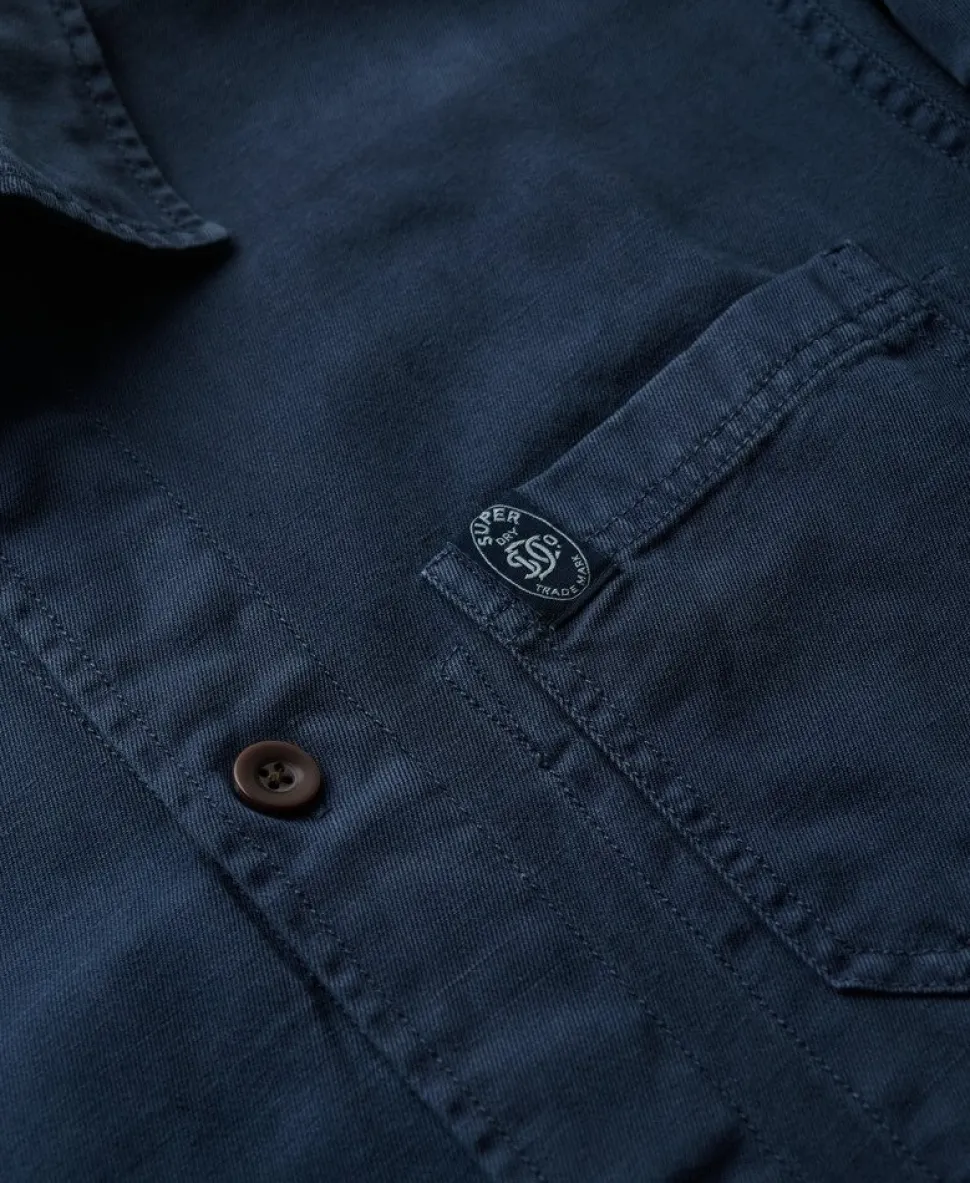 The Merchant Store- Linen-blend Overshirt