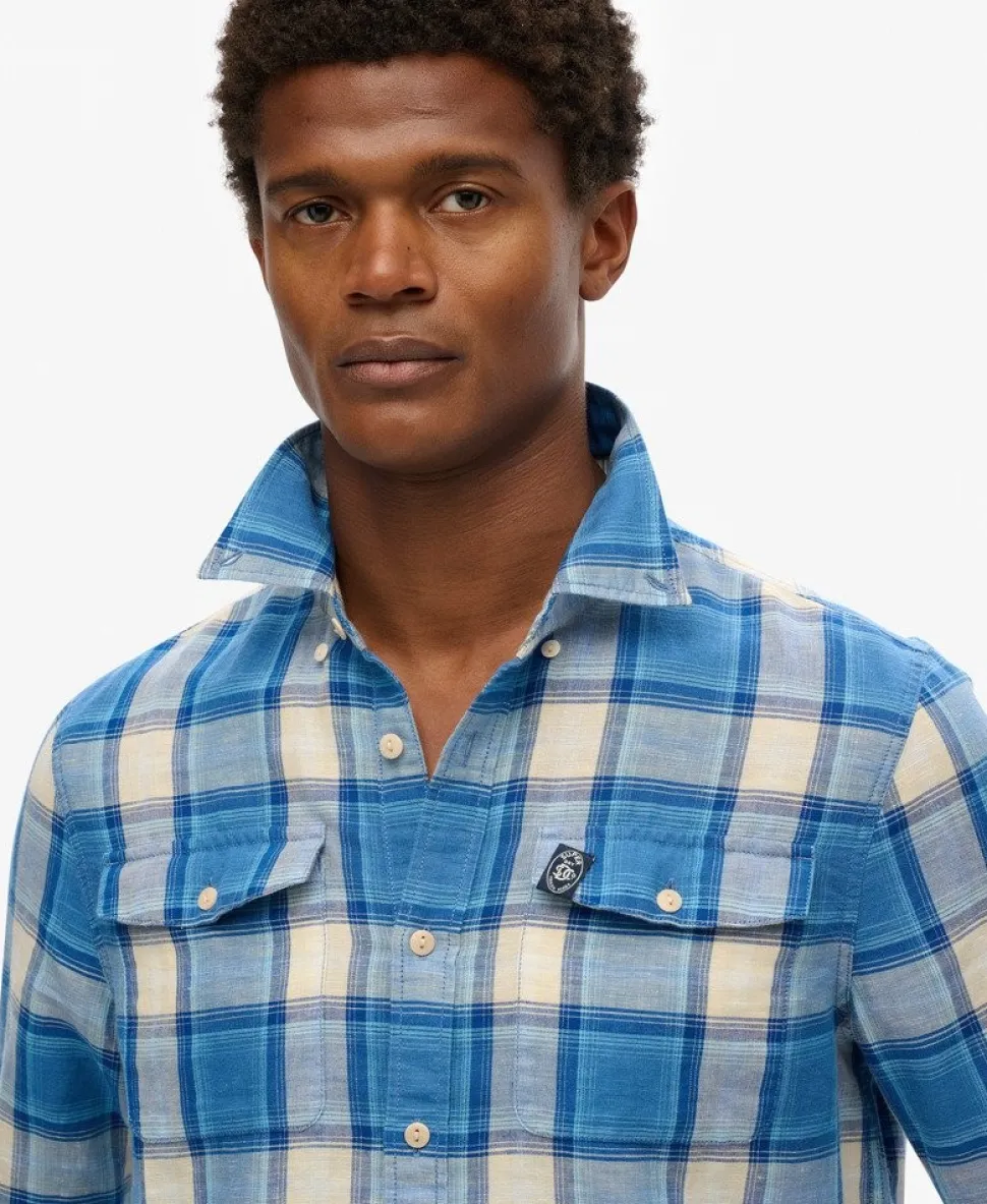The Merchant Store - Linen Check Shirt