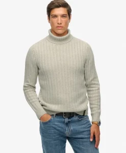 The Merchant Store - Ribbed Roll Neck Jumper