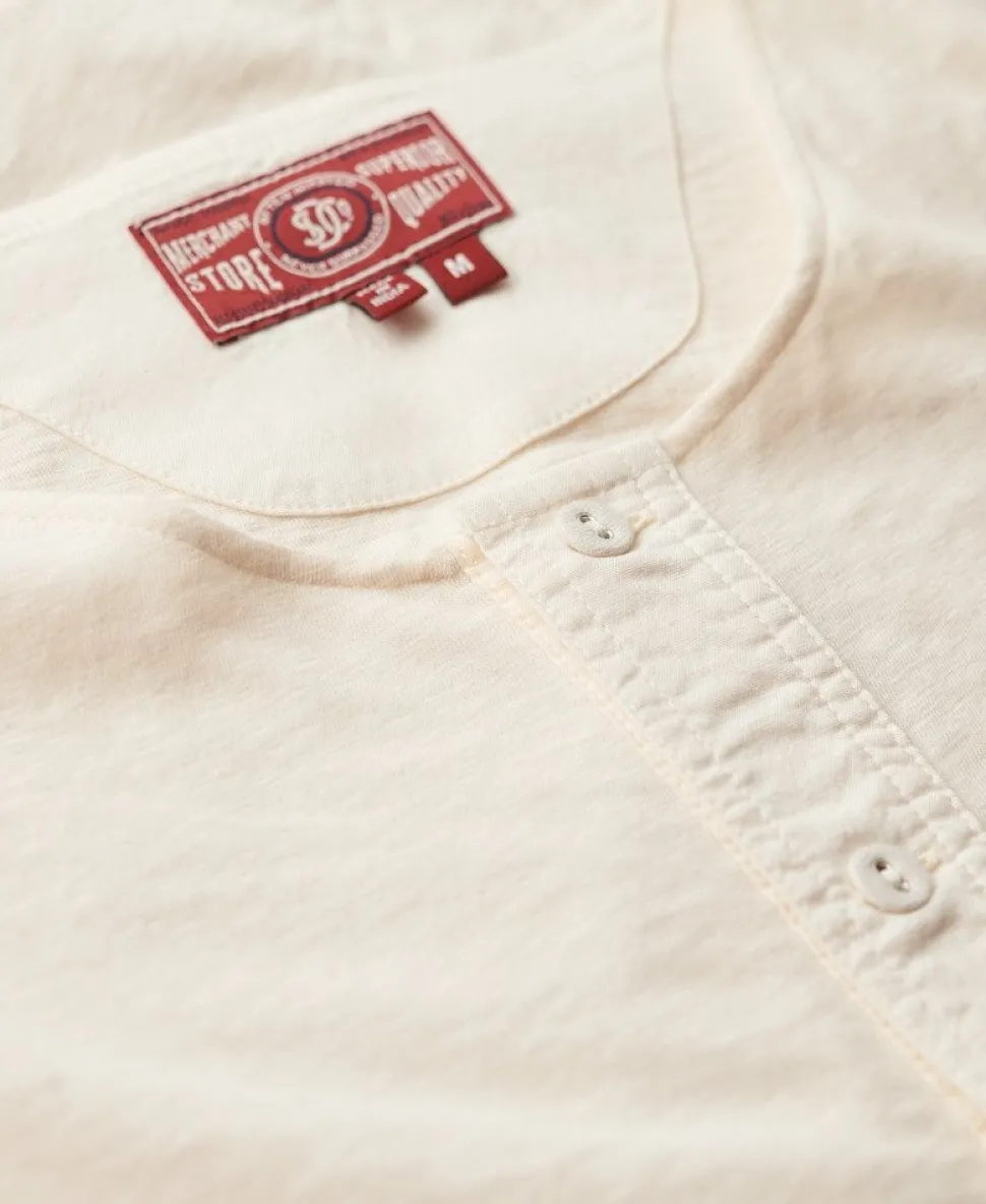 The Merchant Store - Short Sleeve Henley Top