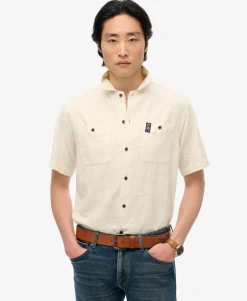 The Merchant Store - Short Sleeve Textured Shirt