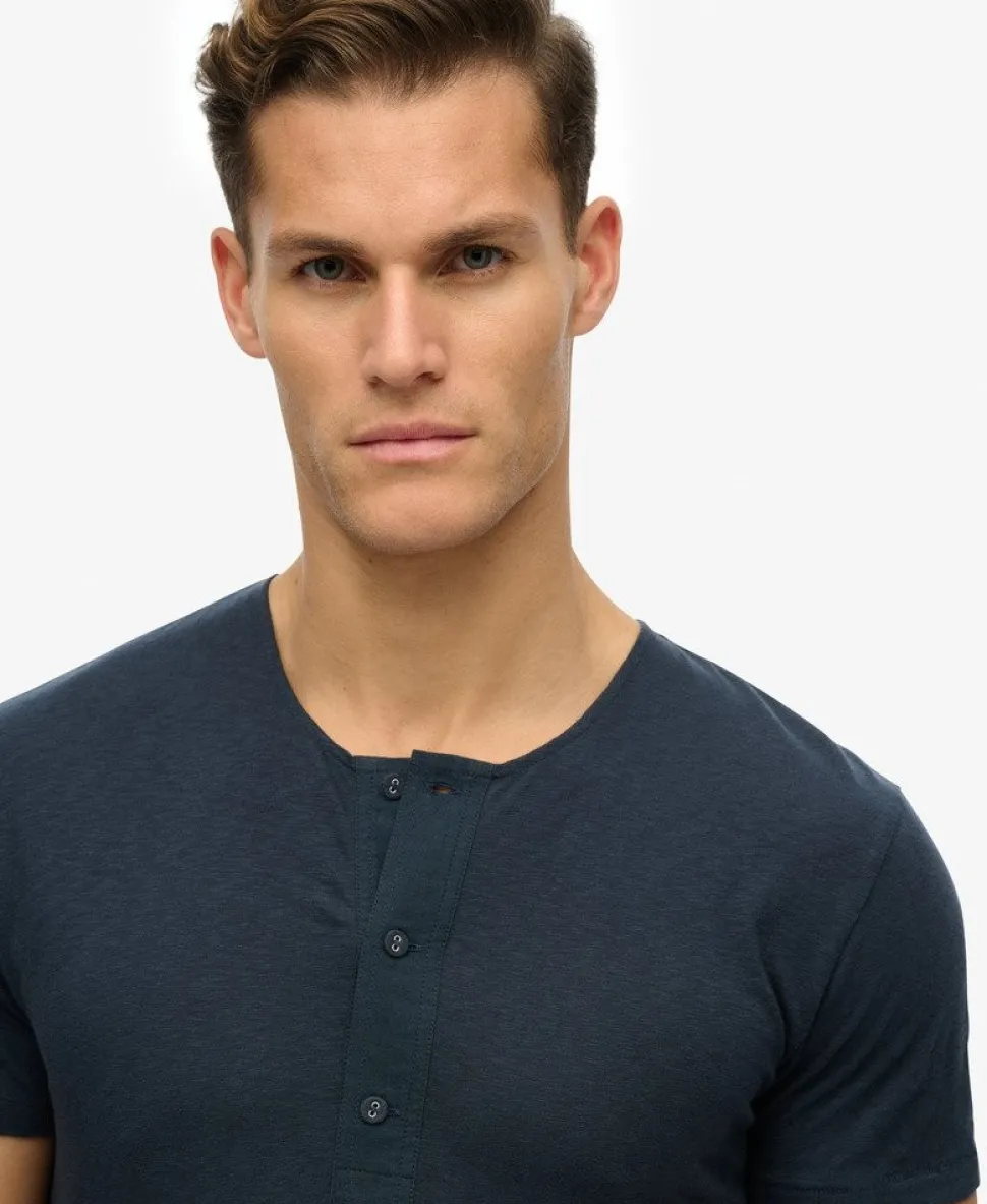 The Merchant Store - Short Sleeve Henley Top