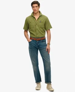 The Merchant Store - Short Sleeve Textured Shirt